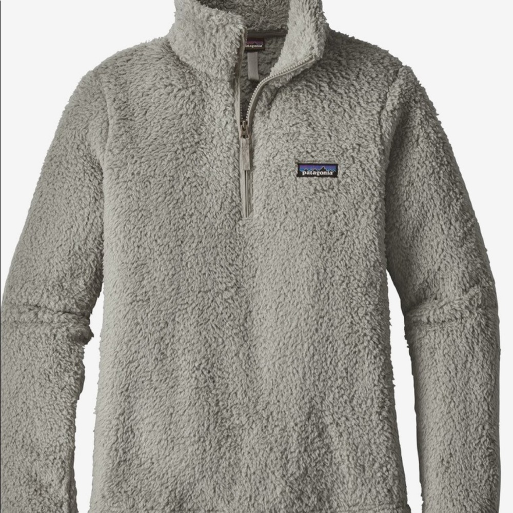 Gray 1/4 Zip Patagonia Fleece